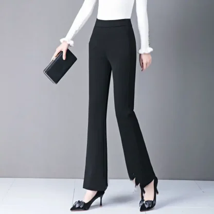 Plain Color Flare Leggings
