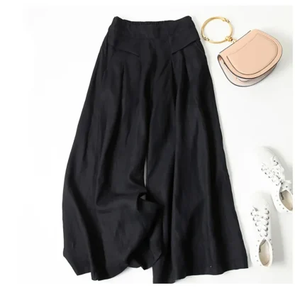 Relax Fit Solid Flare Leggings - Image 2