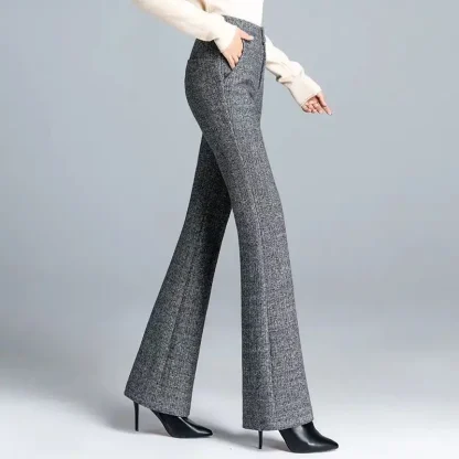 Thick High-waist Flare Leggings - Image 2