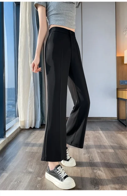 Simple Black Flare Leggings