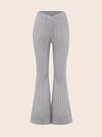 Comfy Plain Color Flare Leggings