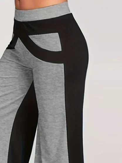 Plus Size Wide Leg Flare Leggings - Image 5
