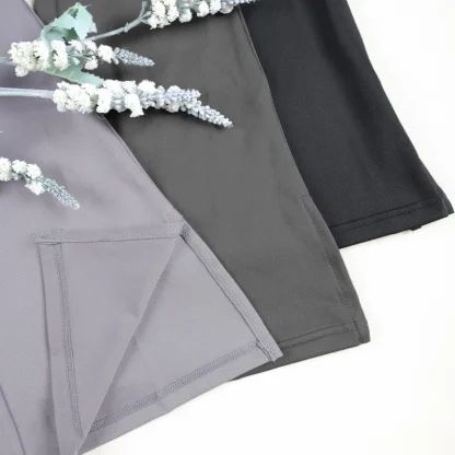 Solid Color Comfy Flare Leggings - Image 6