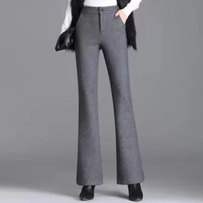 Thick High-waist Flare Leggings - Image 3