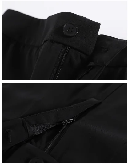 Simple Black Flare Leggings - Image 7
