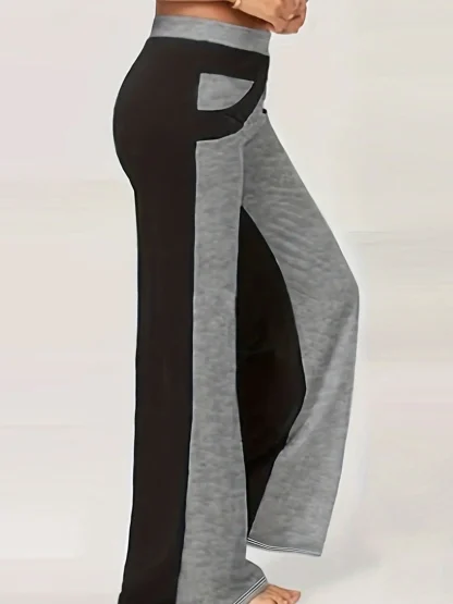 Plus Size Wide Leg Flare Leggings - Image 4