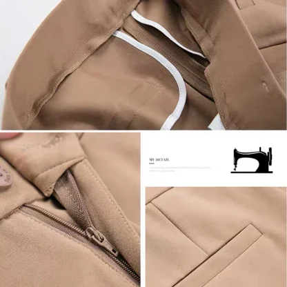 Zipper High-waist Flare Leggings - Image 6