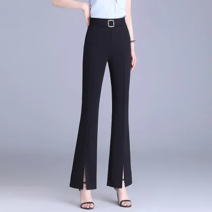 Elegant Slit Flare Leggings - Image 6