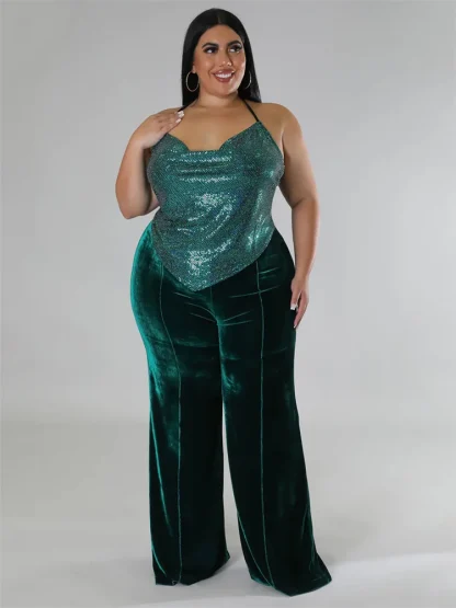 Comfy Solid Color Flare Leggings - Image 6
