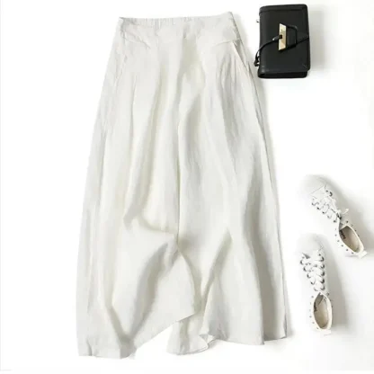 Relax Fit Solid Flare Leggings - Image 3