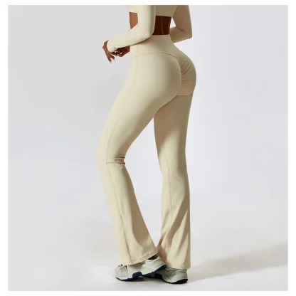 High Elasticity Flare Leggings - Image 2