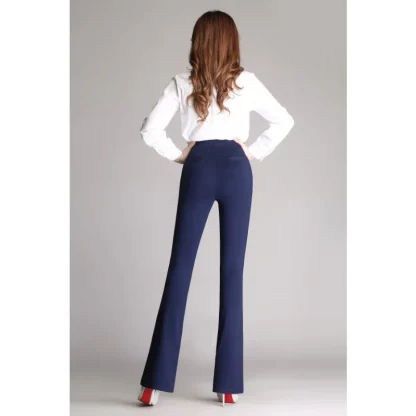 High-waist Plain Flare Leggings - Image 5