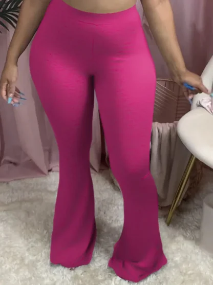 Pink Flare Leggings