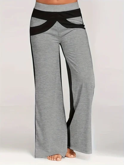 Plus Size Wide Leg Flare Leggings - Image 3