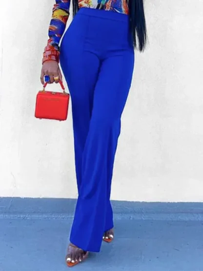 Elegant High-waist Flare Leggings - Image 6