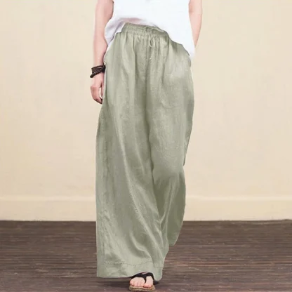 Wide Leg Solid Flare Leggings - Image 4