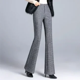 Thick High-waist Flare Leggings