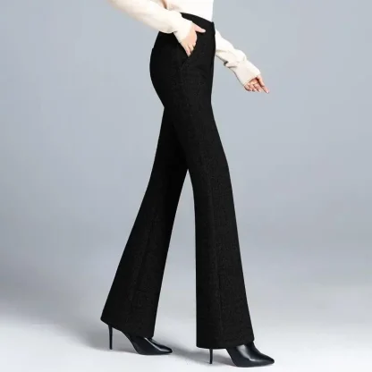 Thick High-waist Flare Leggings - Image 6