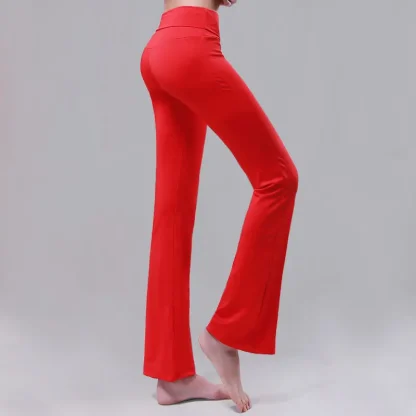 High-waist Plus Size Flare Leggings - Image 4
