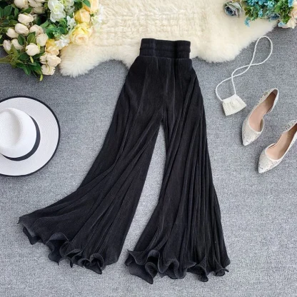 Flowy See-through Flare Leggings - Image 4