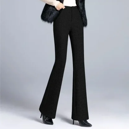 Thick High-waist Flare Leggings - Image 5