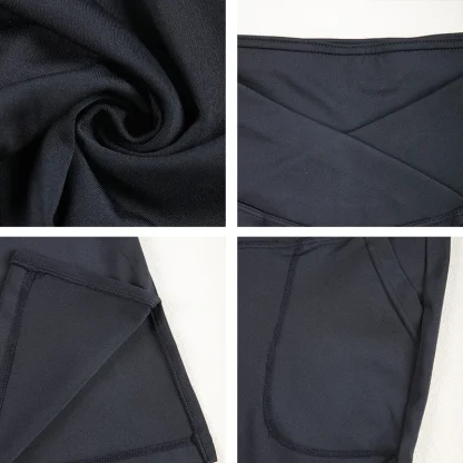 Solid Color Comfy Flare Leggings - Image 7