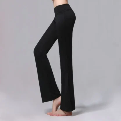 High-waist Plus Size Flare Leggings - Image 3