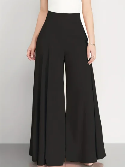 Plus Size Black Flare Leggings