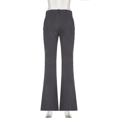 Retro Low Rise Flare Leggings - Image 6