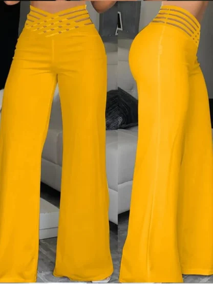 Sexy Wide Leg Flare Leggings - Image 5