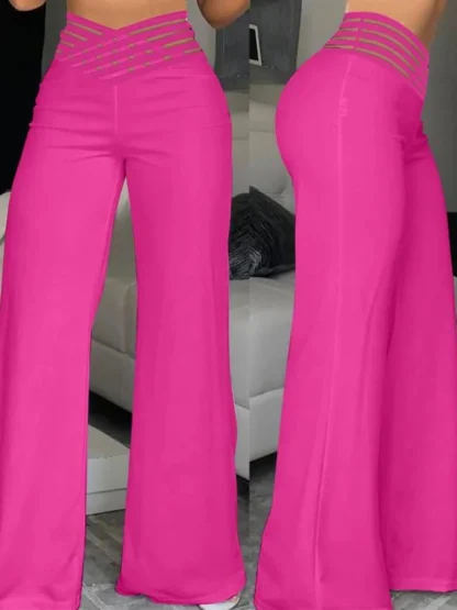Sexy High-waist Flare Leggings - Image 6