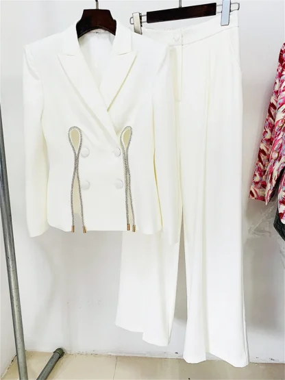 Luxury Formal Flare Leggings - Image 3
