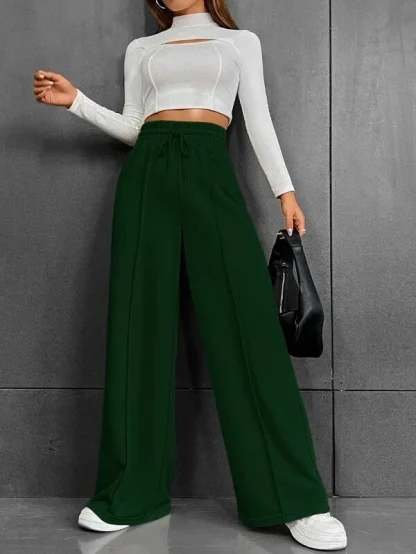 Straight Cut Comfy Flare Leggings - Image 7