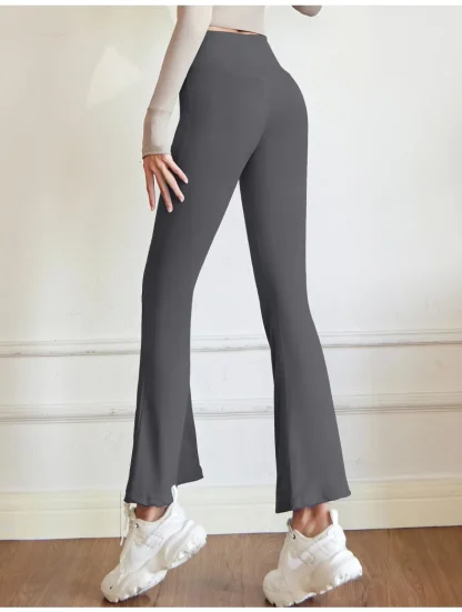 Seamless High-waist Flare Leggings - Image 2