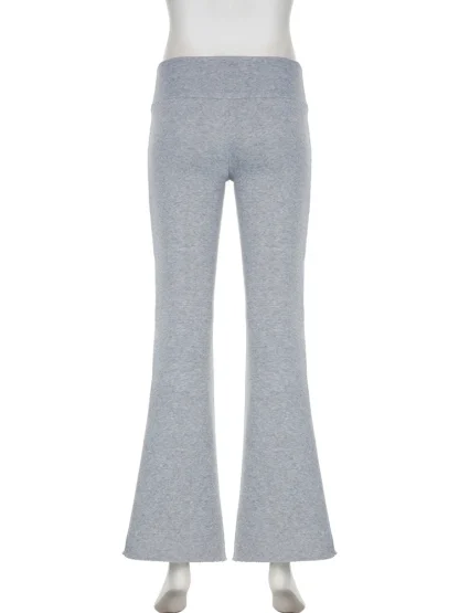 Low-rise Casual Flare Leggings - Image 5