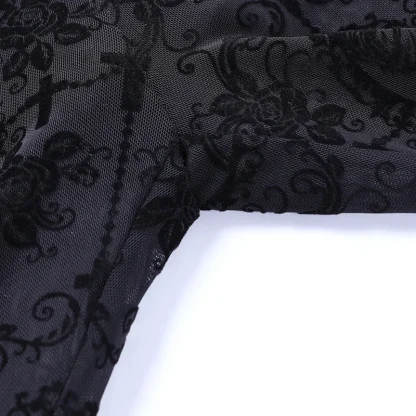 See-through Lace Flare Leggings - Image 5