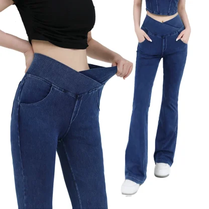 Tummy Control Flare Leggings - Image 2