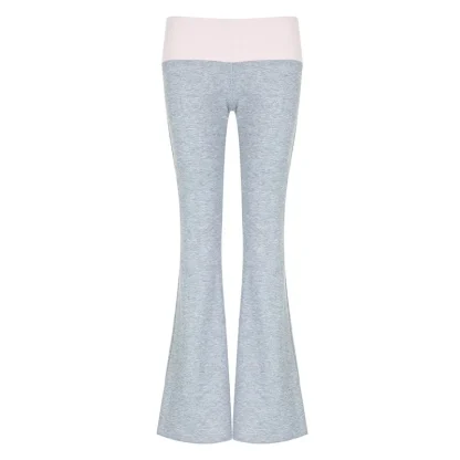 Plain Color Comfy Flare Leggings - Image 6