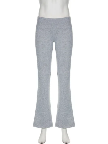 Low-rise Casual Flare Leggings - Image 4