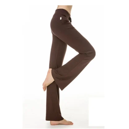 High-waist Strechable Flare Leggings - Image 3