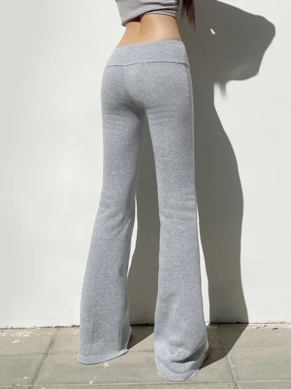 Low-rise Casual Flare Leggings - Image 2