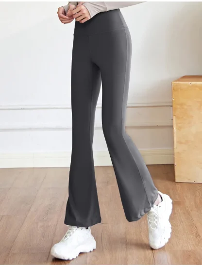 Seamless High-waist Flare Leggings