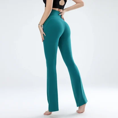 High-waist Seamless Flare Leggings - Image 3